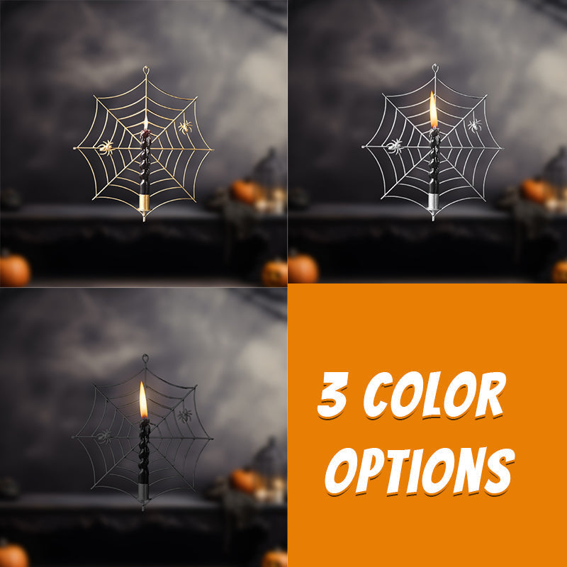 Spider Web Candle Holder