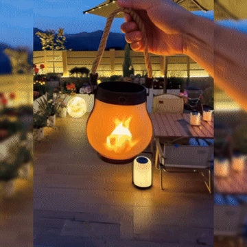 ✨Last Day 49% OFF-Dancing flame Solar Lantern Outdoor Lights