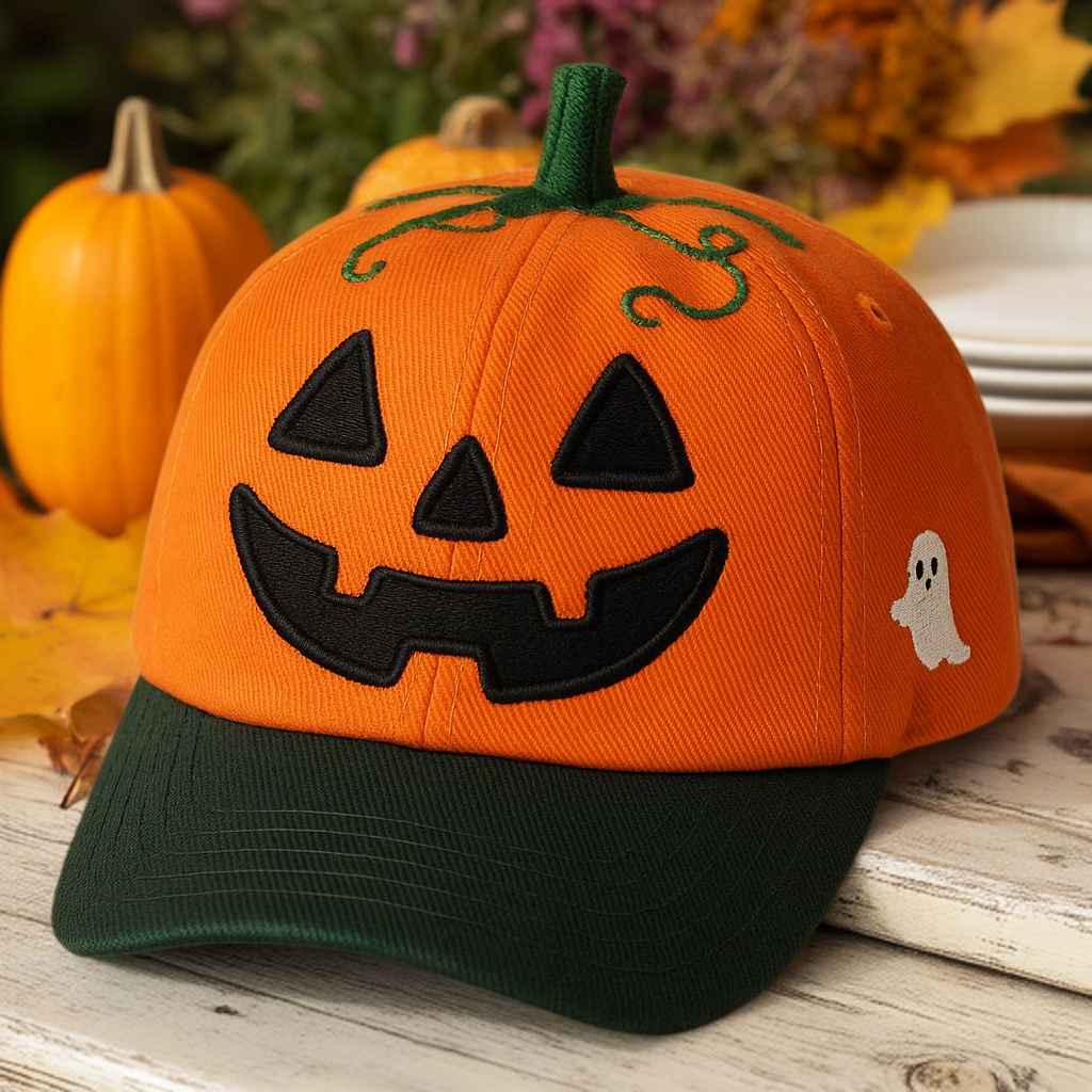 🎃 Jack-O’-Lantern Halloween Pumpkin Hat