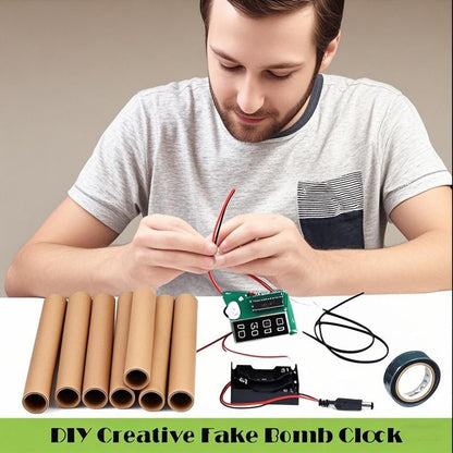 Dynamite Shaped Clock