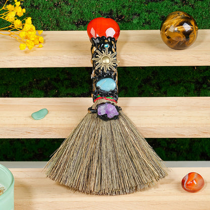 Handmade Magic Broom Ornaments