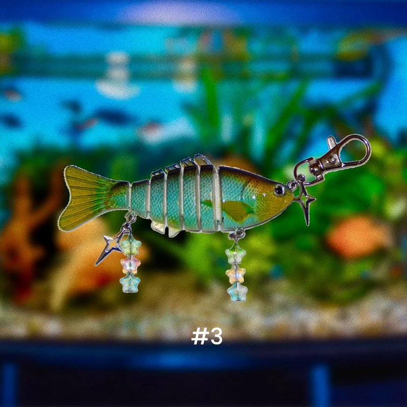 Fishing Bait Keychain