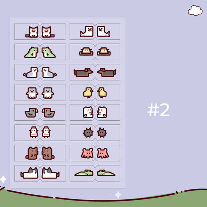 Cute Ocean Notebook Marker Stickers