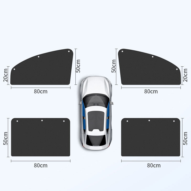 🚗 Ultimate Suction Cup Car Sunshade Curtain – Stay Cool & Protected All Year Long! ☀️❄️