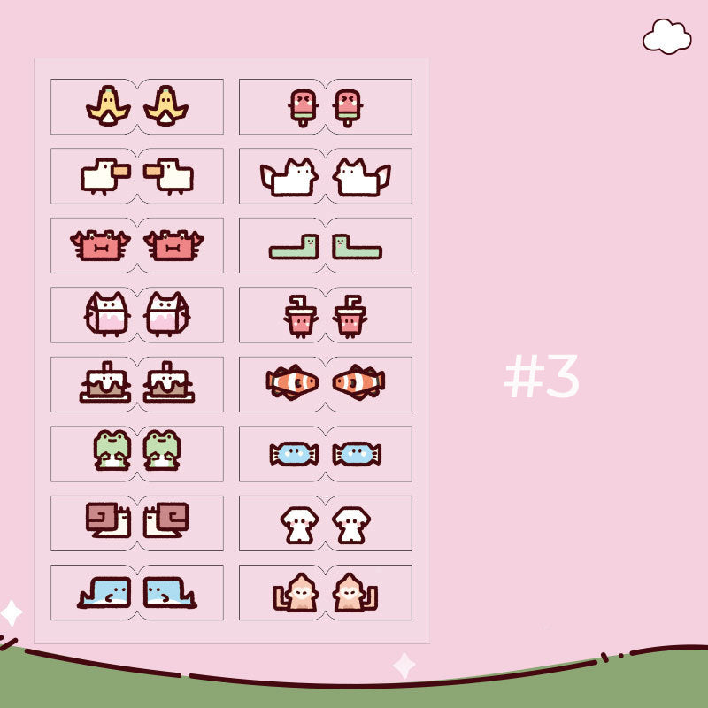 Cute Ocean Notebook Marker Stickers