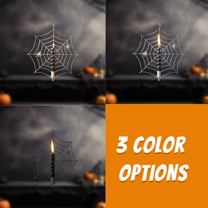 Spider Web Candle Holder