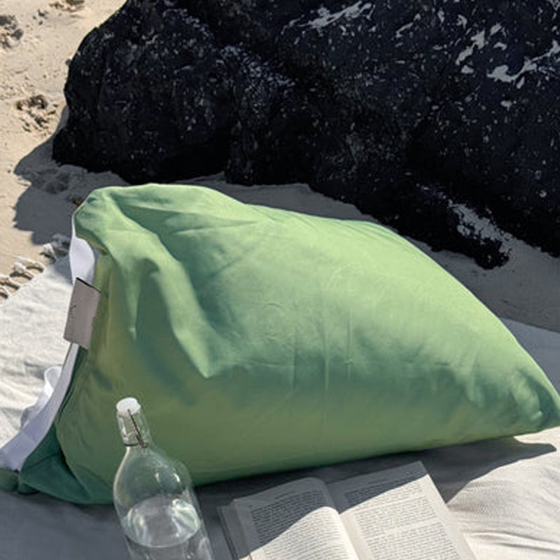 Multifunctional beach cloth bag backrest