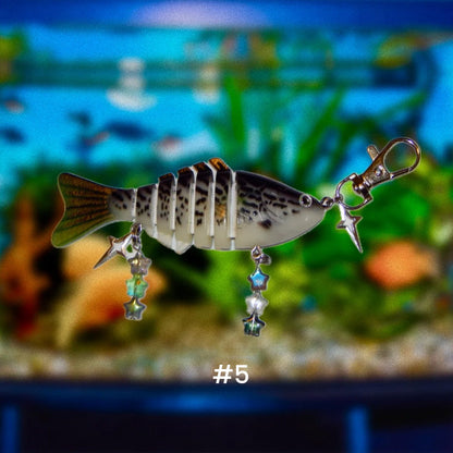 Fishing Bait Keychain