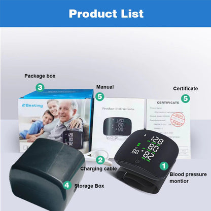 Rechargeable Smart Blood Pressure Monitor