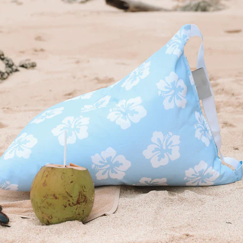 Multifunctional beach cloth bag backrest
