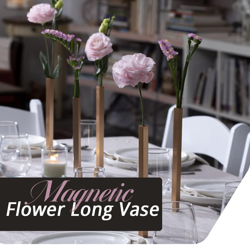 Magnetic Flower Long Vase