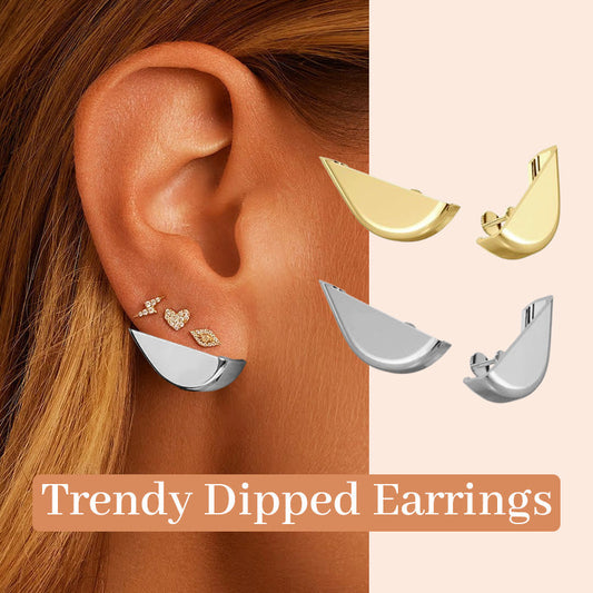 Trendy Dipped Earrings