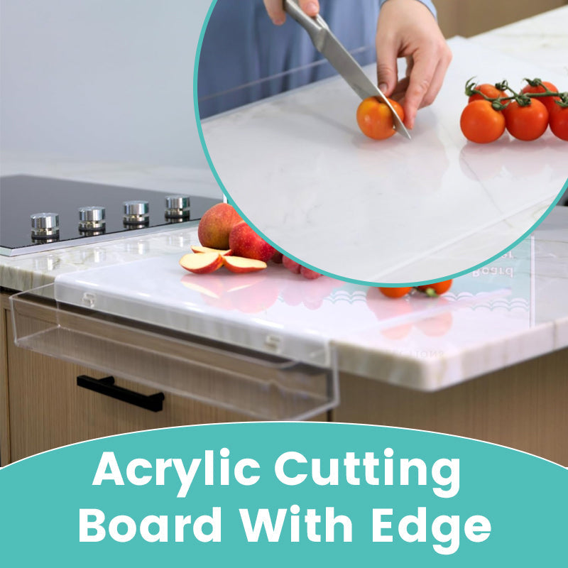 Acrylic Cutting Board With Edge