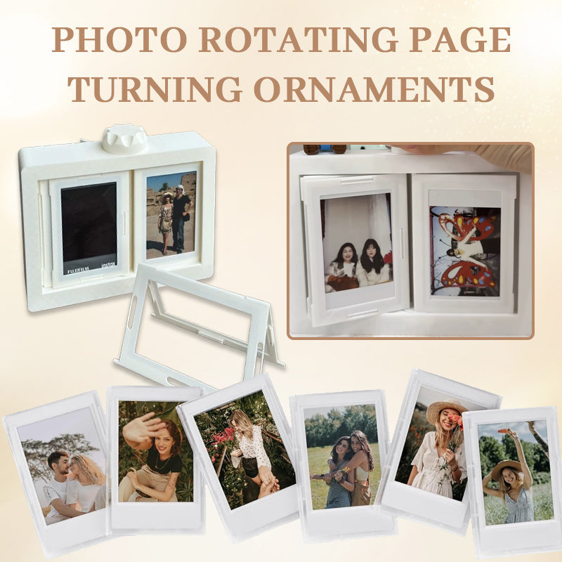 Photo Rotating Page-Turning Ornaments