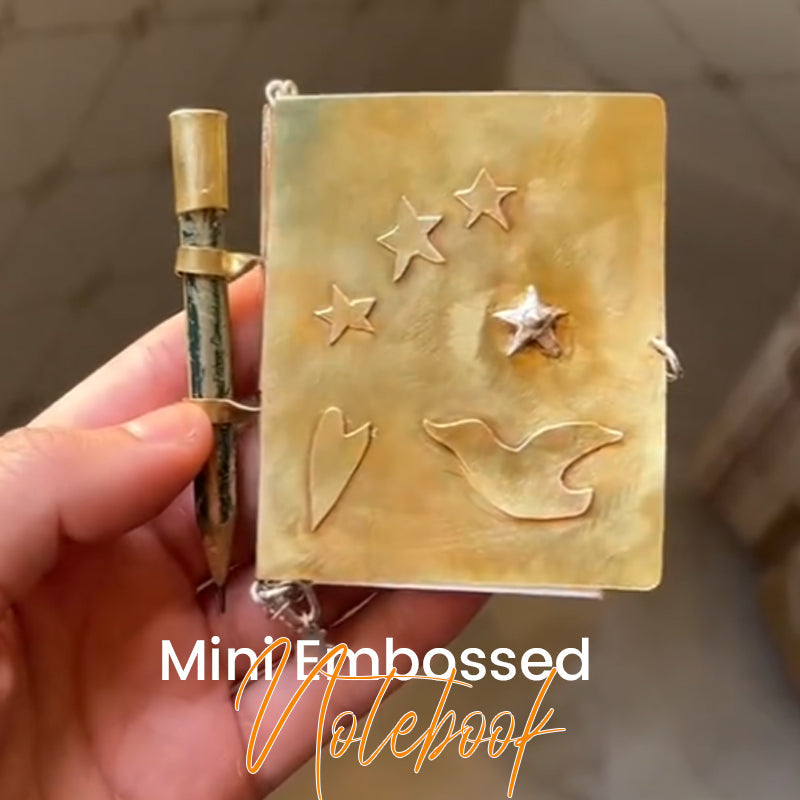 Mini Embossed Notebook
