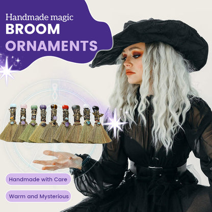 Handmade Magic Broom Ornaments