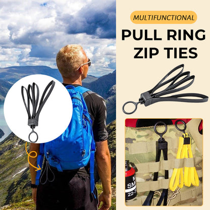 Multifunctional Pull Ring Zip Ties