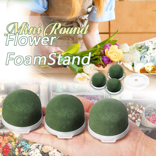Mini Round Flower Foam Stand