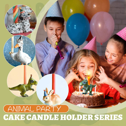 Animal Party Cake Candle Holder Series