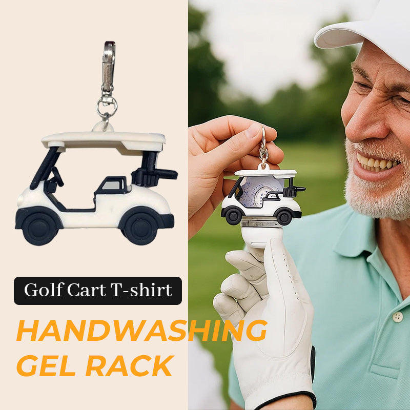 Golf Cart T-shirt Handwashing Gel Rack