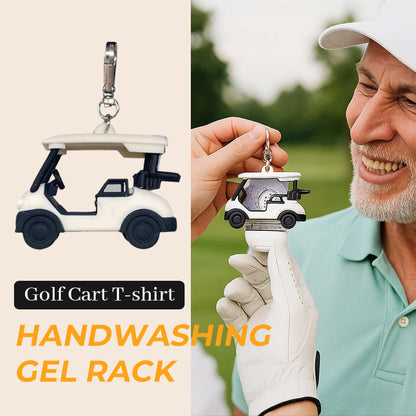 Golf Cart T-shirt Handwashing Gel Rack