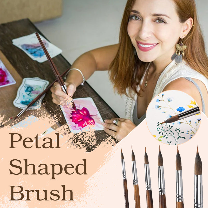 One Stroke To Create A Flower · Petal-Shaped Brush(6pcs)