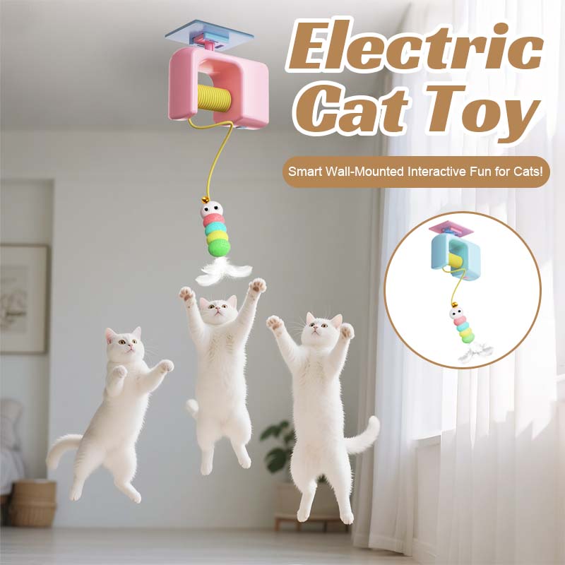 🎯 Electric Cat Toy – Smart Wall-Mounted Interactive Fun for Cats!