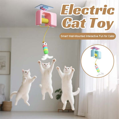 🎯 Electric Cat Toy – Smart Wall-Mounted Interactive Fun for Cats!