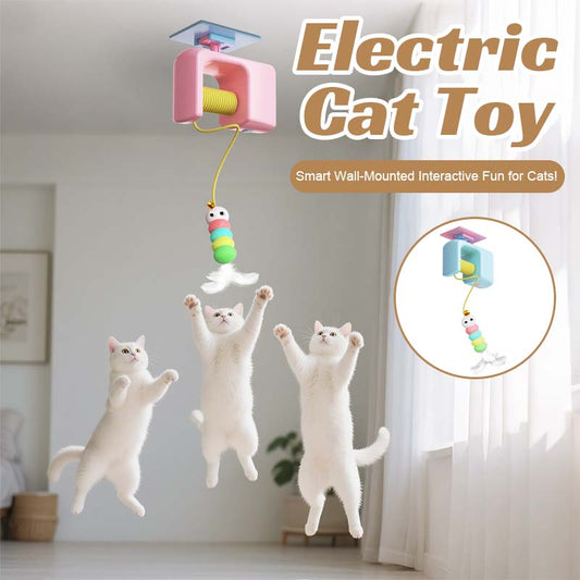 🎯 Electric Cat Toy – Smart Wall-Mounted Interactive Fun for Cats!