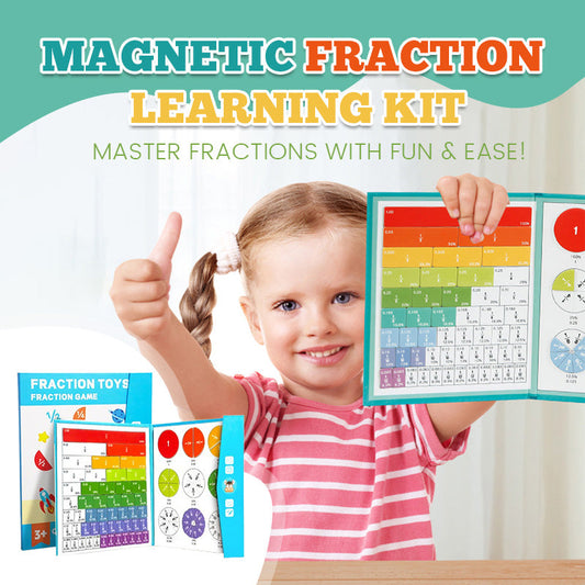 🧲 Magnetic Fraction Learning Kit – Master Fractions with Fun & Ease!