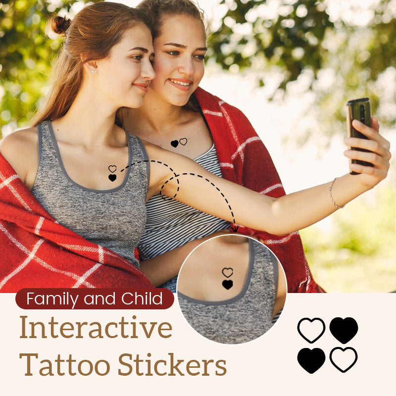 Family and Child Interactive Tattoo Stickers