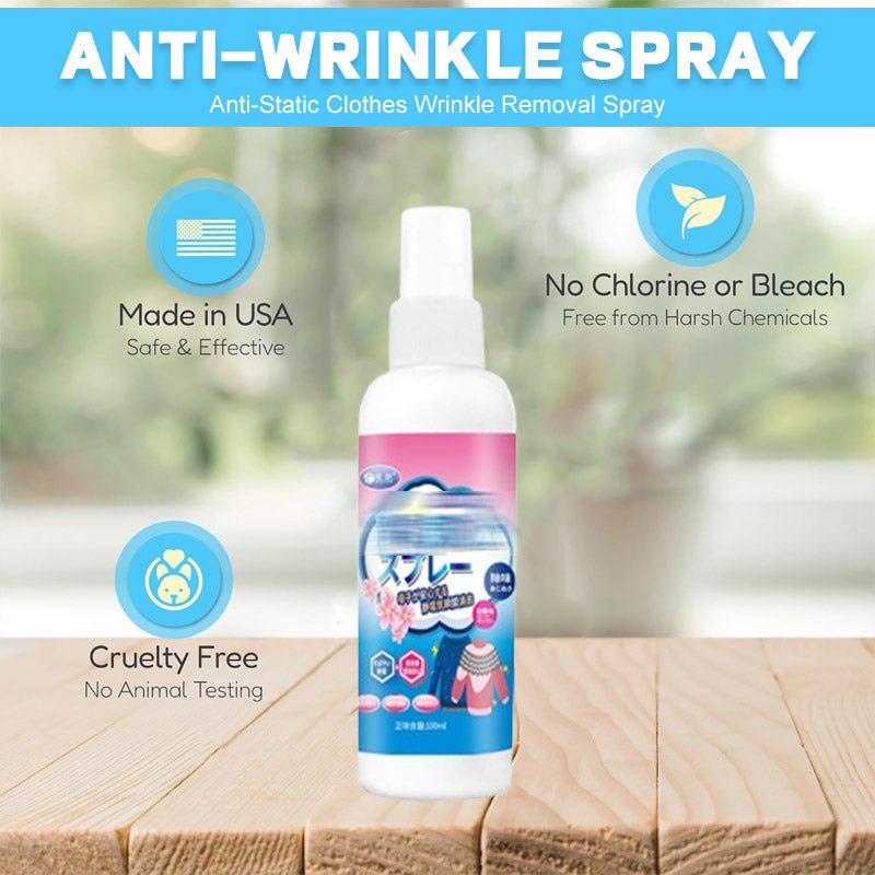 Anti-Static Clothes Wrinkle Removal Spray