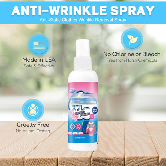 Anti-Static Clothes Wrinkle Removal Spray