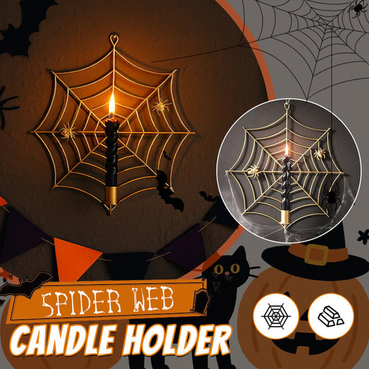 Spider Web Candle Holder