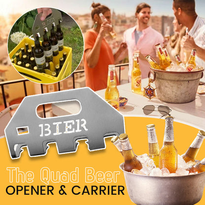 The Quad Beer Opener & Carrier