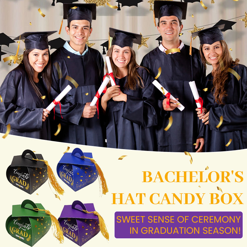 Graduation cap gift box