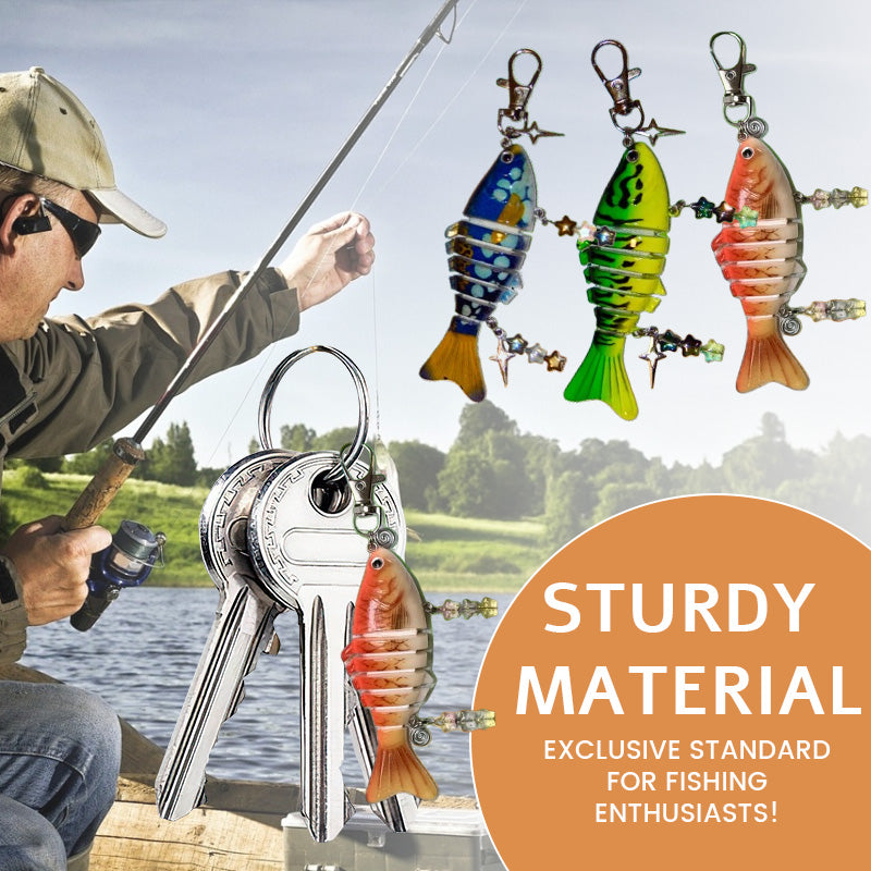 Fishing Bait Keychain
