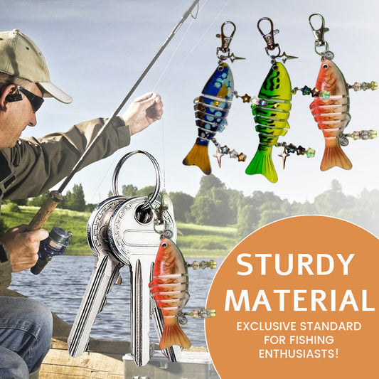 Fishing Bait Keychain