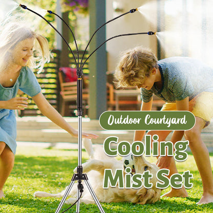 Outdoor Courtyard Cooling Mist Set
