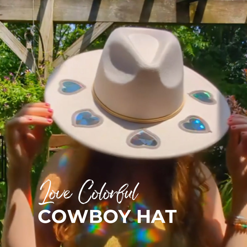 Love Colorful Cowboy Hat