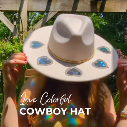 Love Colorful Cowboy Hat
