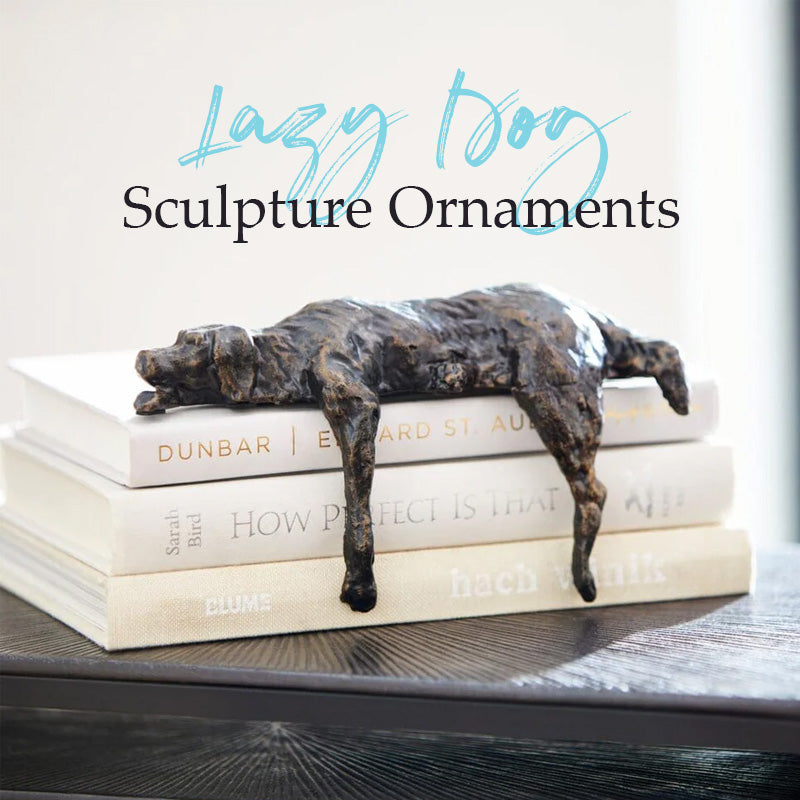 Lazy Dog Sculpture Ornaments