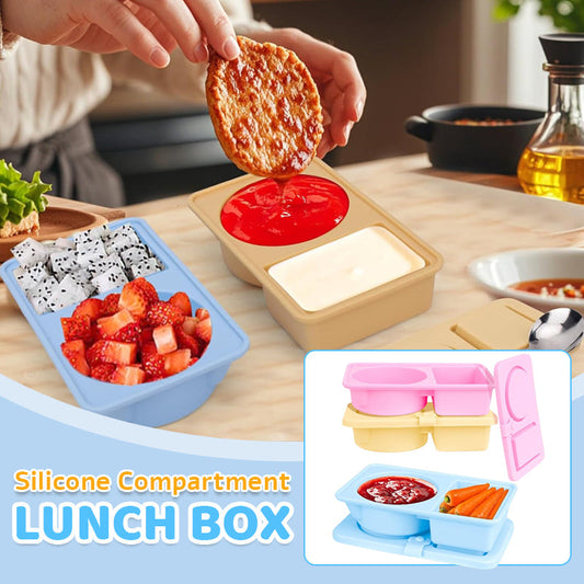Silicone Compartment Lunch Box