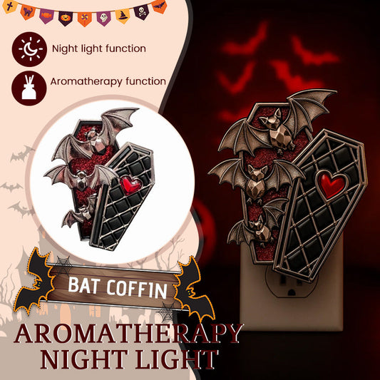 Bat Coffin Aromatherapy Night Light