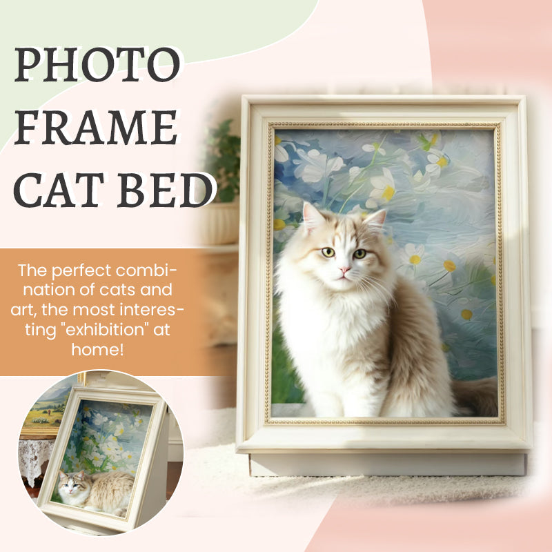 Photo Frame Cat Bed