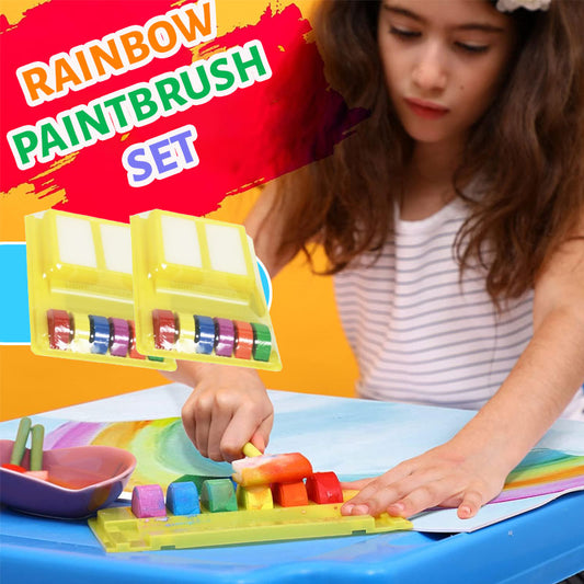 Rainbow Paintbrush Set
