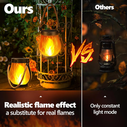 ✨Last Day 49% OFF-Dancing flame Solar Lantern Outdoor Lights