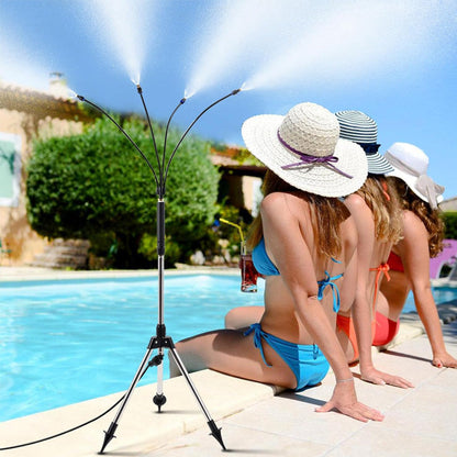 Outdoor Courtyard Cooling Mist Set