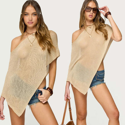 One-Piece Hot Girl Knitted Shawl