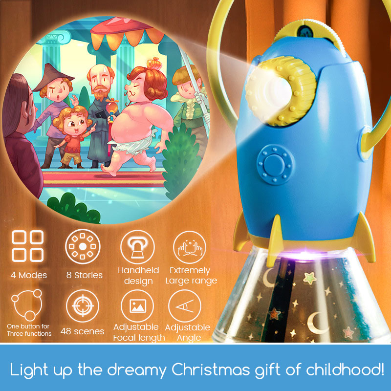 Rocket Projection Story Machine Music Box